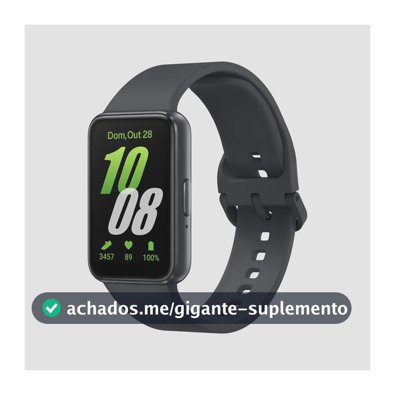 Samsung Galaxy Fit3 Pulseira Esportiva grafite