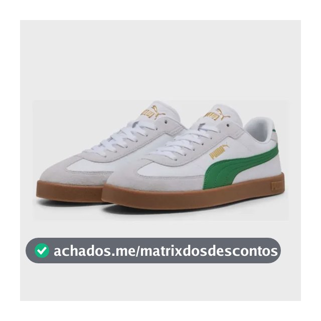 Tênis Puma Casual Unisex Club Ii Era Cinza Verde Original Cinza Liso 39 Br