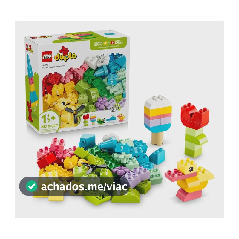 Caixa criativa colorida clássica LEGO DUPLO 10479