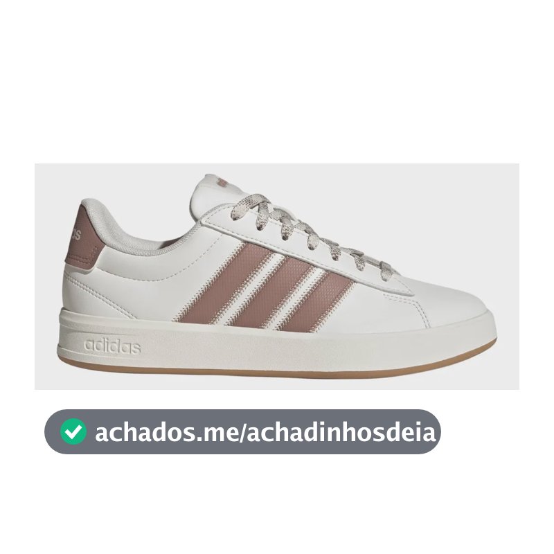 Tênis Feminino Grand Court 3.0 adidas Branco Liso 36 Br