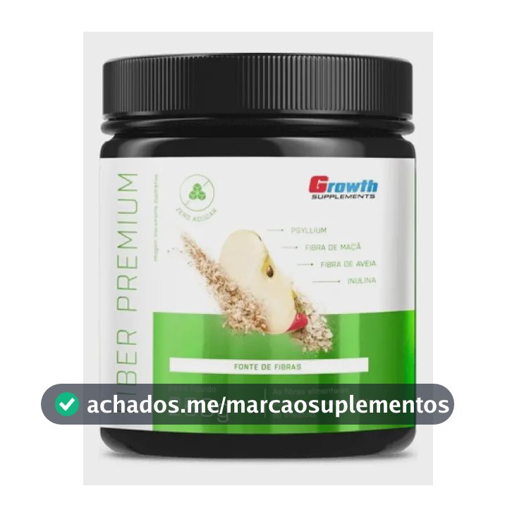 Fiber Premium 250g Growth Supplements Psyllium Fibra De Maçã Fibra De Aveia Inulina
