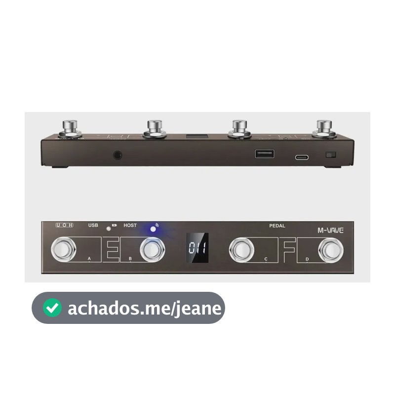 Controlador Midi Wireless Pedal Chocolate Plus E