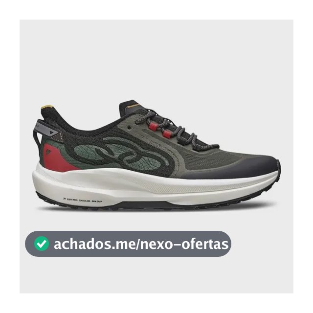 Tênis Olympikus Corre Trilha Militar/preto Original Militar/preto Geométrico 44 Br
