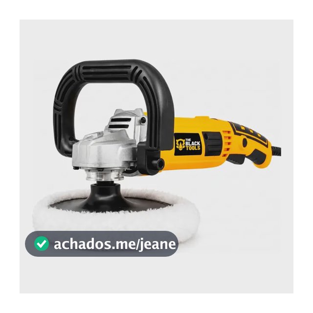Politriz Angular Automotiva 7" Polegadas 1200w Profissional Bpa1200 The Black Tools