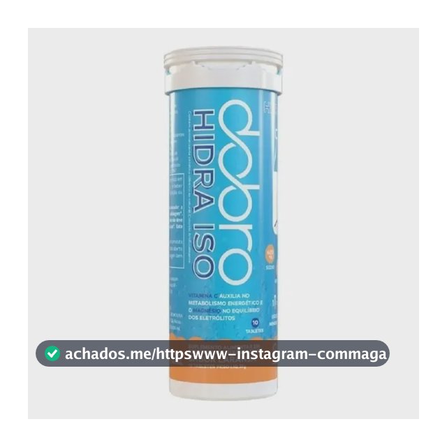 Hidra Iso Repositor Eletrolítico 10 Tabletes Dobro 37g Sabor Laranja