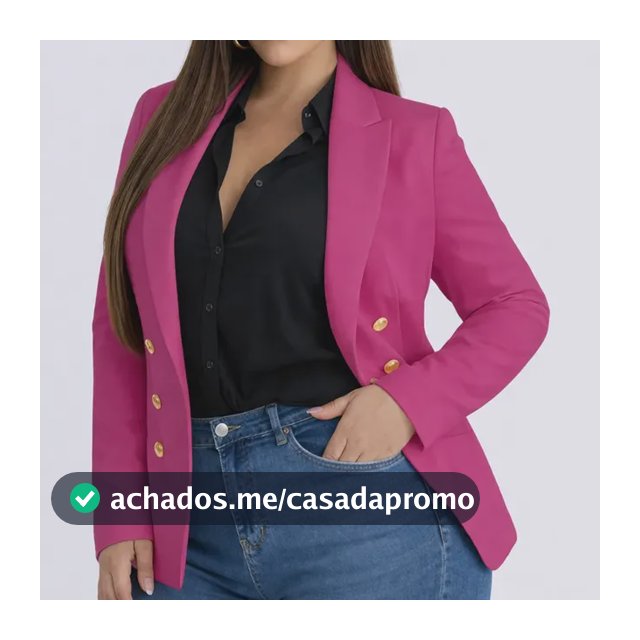 Blazer Feminino Longo Sobretudo Alfaiataria Social Plus Size