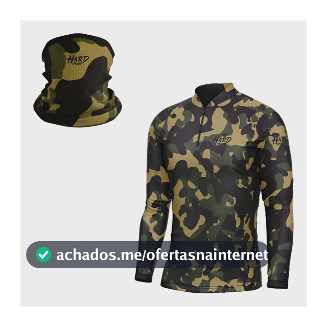 Kit Camiseta De Pesca Black + Bandana Proteção Solar Uv50+