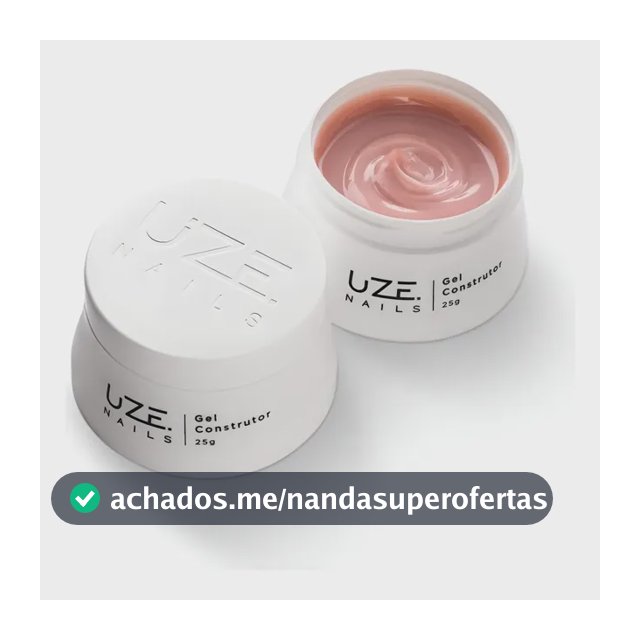 Gel Construtor Alongamento Unhas 25g Uze Nails - Escolha
