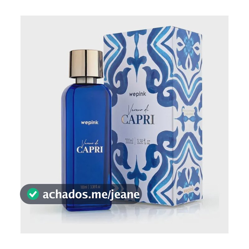 Verano Di Capri Colônia 100ml - Wepink