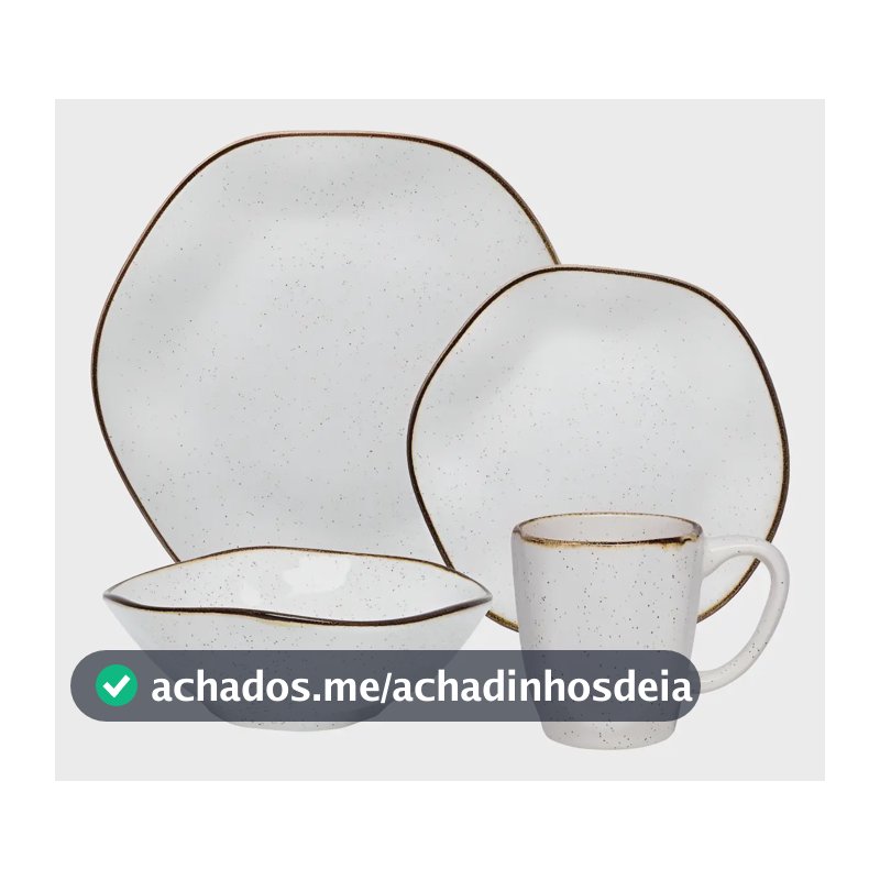 Aparelho De Jantar E Lanche 16 Peças Oxford Ryo Maresia