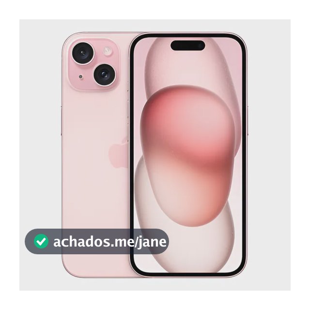 Apple iPhone 15 128 GB Cor rosa