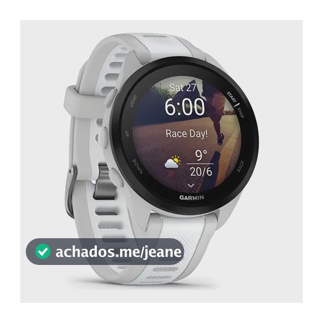 Relógio Inteligente Garmin Forerunner 165 Branco Basic