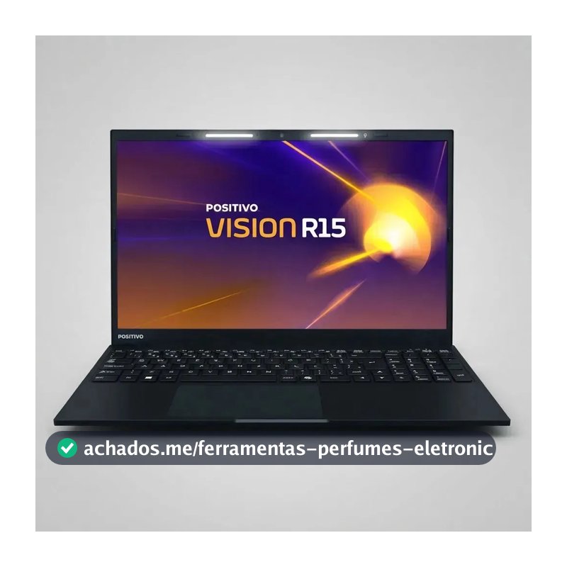 Notebook Positivo Vision R15 Lumina Bar, Amd Ryzen 5 16gb 256gb, Tela 15,6 Full Hd Antirreflexo, Linux - Preto