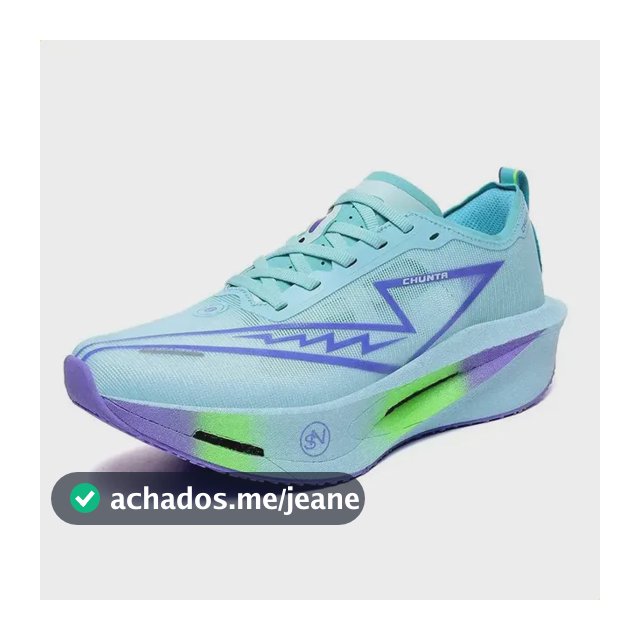 .tênis Chunta Carbono Leve Respirável Para Corrida E Provas  . Azul 39