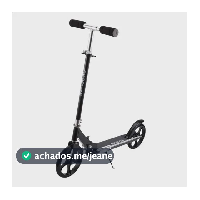 Atentu Patinete Infantil Menina Menino Adulto Adolescente preto e dobrável