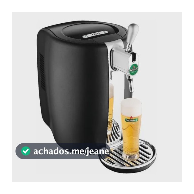 Chopeira Beertender Krups Heineken Capacidade 5 L Preto 110v
