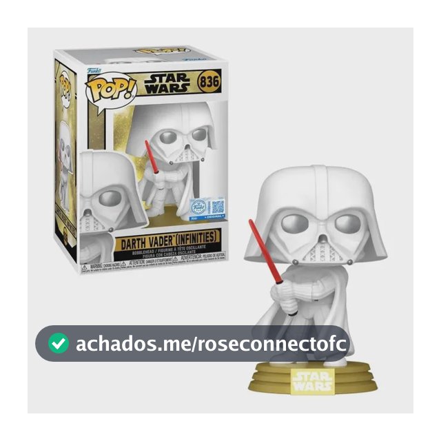 Boneco 12888 Pop! Star Wars Legends Darth Vader Branco Funko
