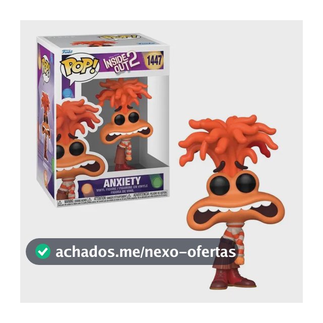 Boneco Funko Pop! Disney Divertida Mente 2 - Ansiedade