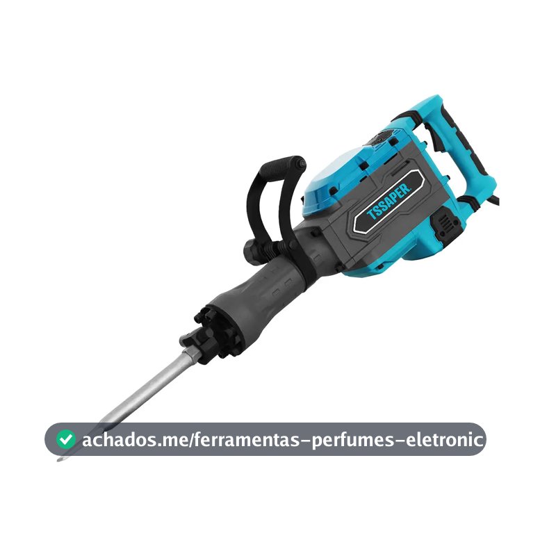 Martelete Demolidor Industrial 2100w 62j 1850bpm Tssaper TMA62 cor Azul-petróleo