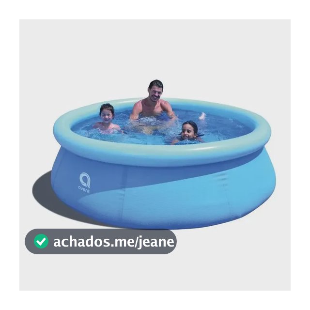 Piscina Inflável Redonda Jilong Avenli 1000 Litros Azul