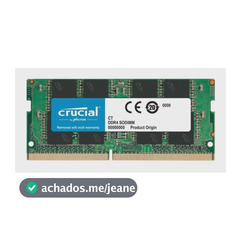 Memória RAM verde 8GB 1 Crucial CT8G4SFS832A