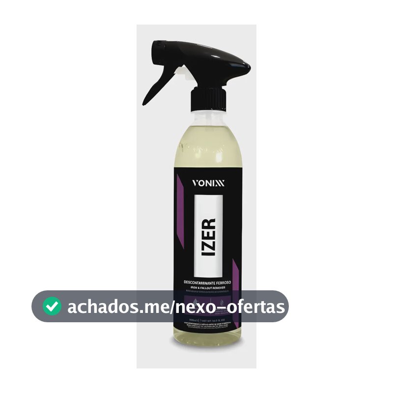 Izer 500ml Vonixx Limpa Rodas Descontaminante Ferroso