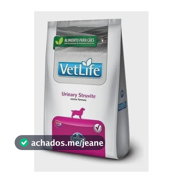 Farmina VetLife Natural Ração Cão Adulto Urinary Struvite 2Kg
