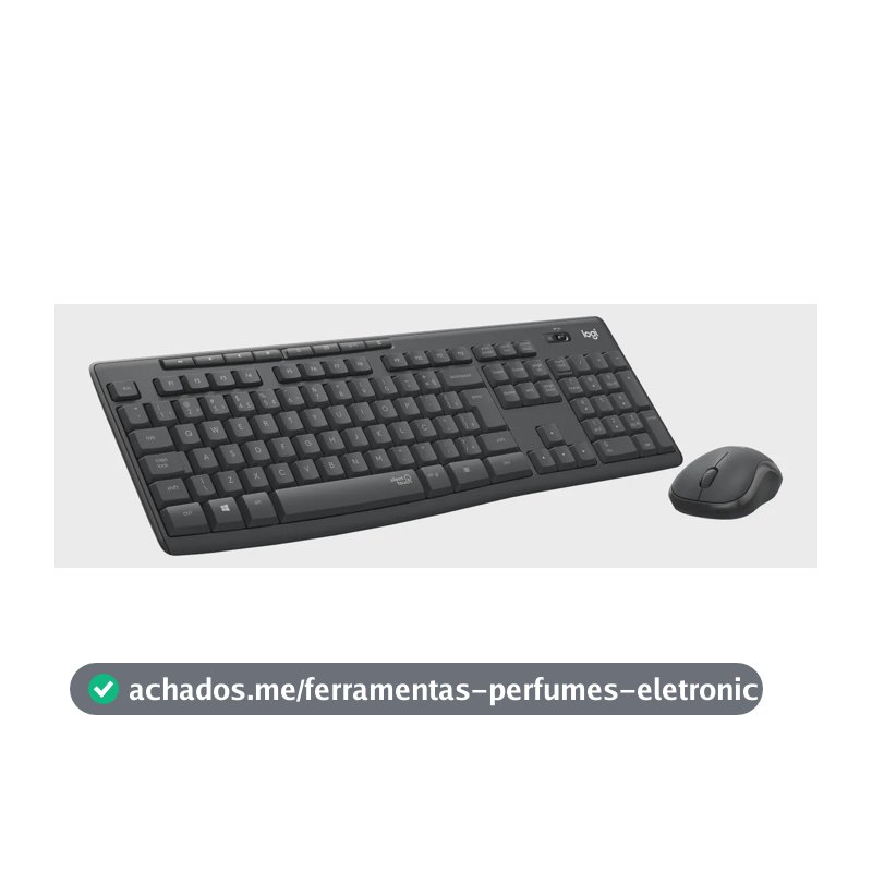 Combo Teclado e Mouse sem fio Logitech MK295