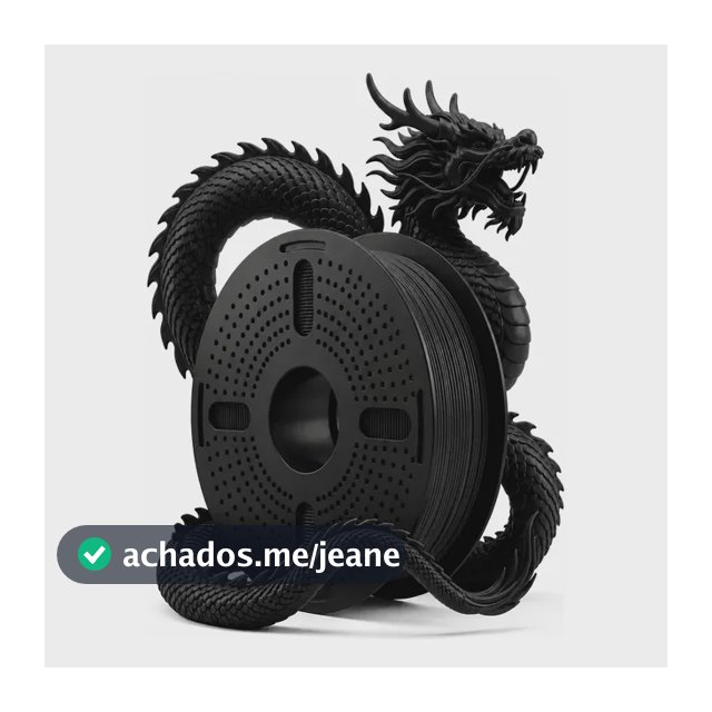 Filamentos Impressora 3d Print Pulse 1 Kg Pet G 1.75mm Core Preto