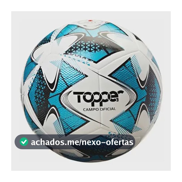Bola De Futebol Para Campo 22 I Composição Em Pvc Topper Branco/preto