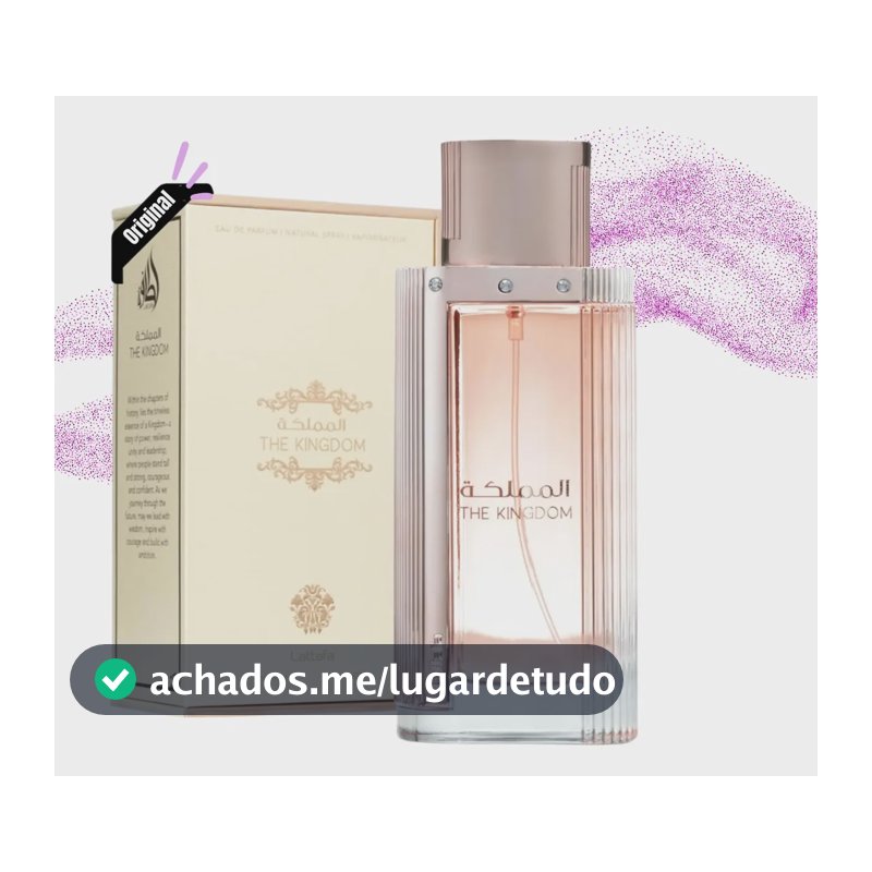 Perfume Árabe Feminino The Kingdom Lattafa 100ml Original Nf
