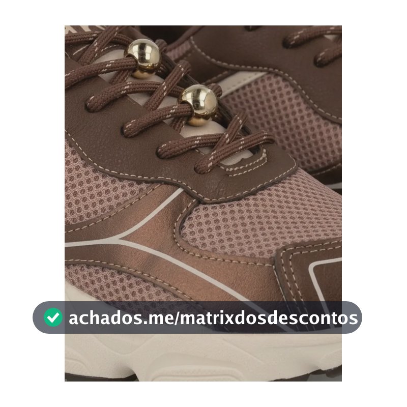 Tênis Feminino Ramarim Esportivo Casual Academia Original Marrom Liso 37 Br