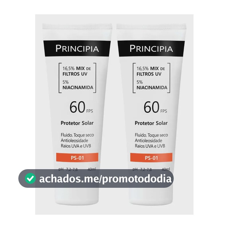 Principia Kit Protetor Solar Facial Ps-01 Fps60