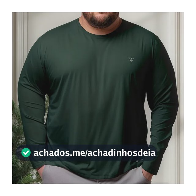 Camisas Plus Size Térmica Segunda Pele Proteção Uv Premium