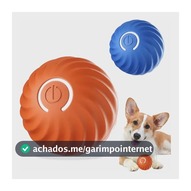 Bolinha Giratória Inteligente Brinquedo Pet Gato Cachorro