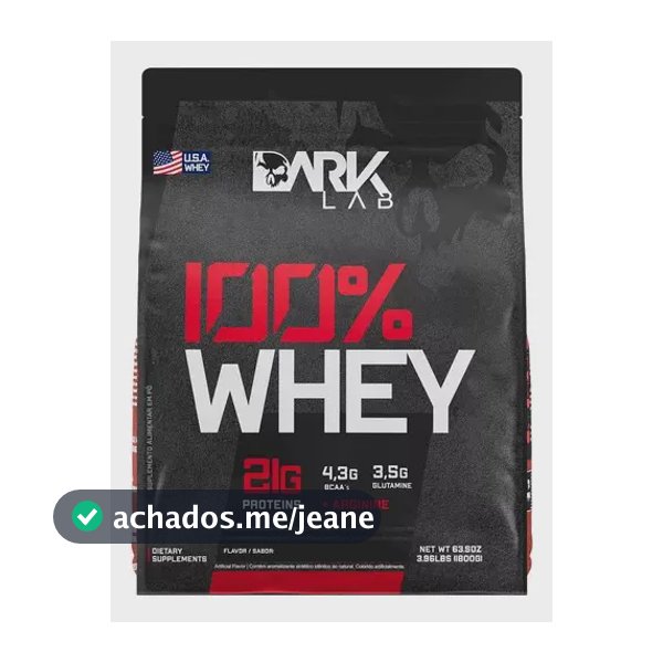 100% Whey Protein Morango Refil 1,8kg - Dark Lab