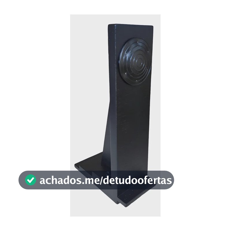 Pad Bumbo Para Bateria Eletrônica Com Suporte Bump! Cor Preto