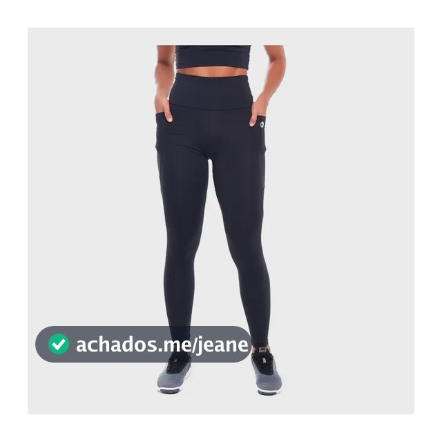 Calça Legging Com Bolso Para Corrida Fitness Compressão Snd