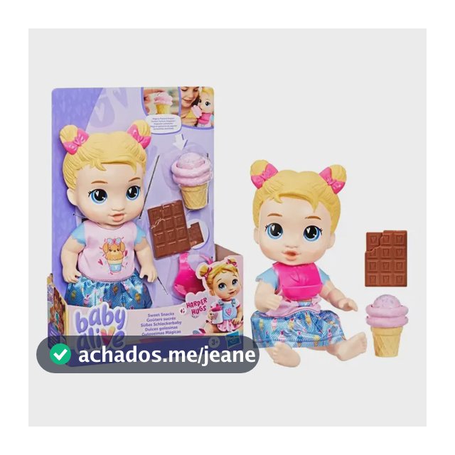 Boneca Baby alive Guloseimas Magicas Harper Hasbro