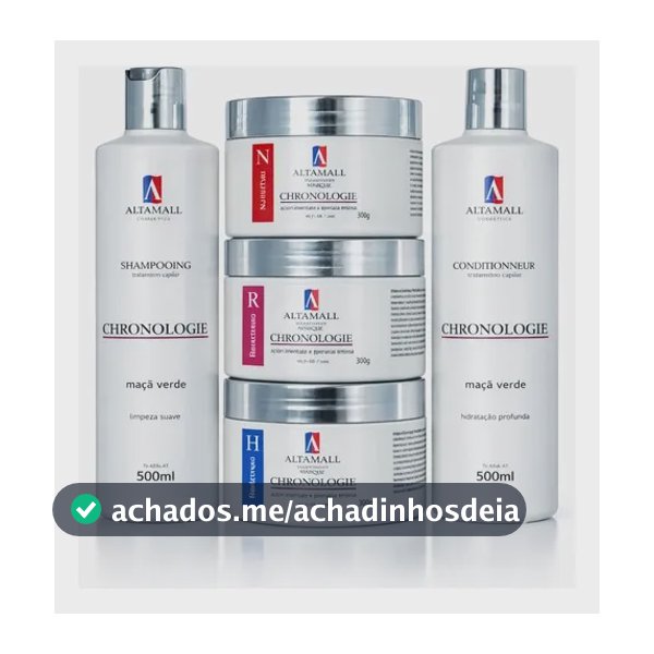 Kit 5 Un Cronograma Capilar Manutenção Completa Profissional Kit 5 Unidades