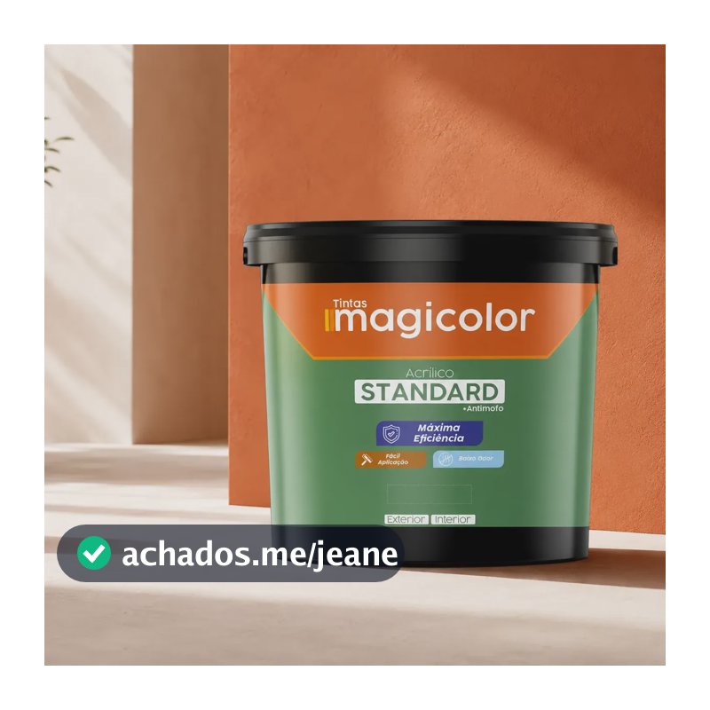 Tinta Acrílica Standard Fosco 3,6 Lts Magicolor Terracota Fosco