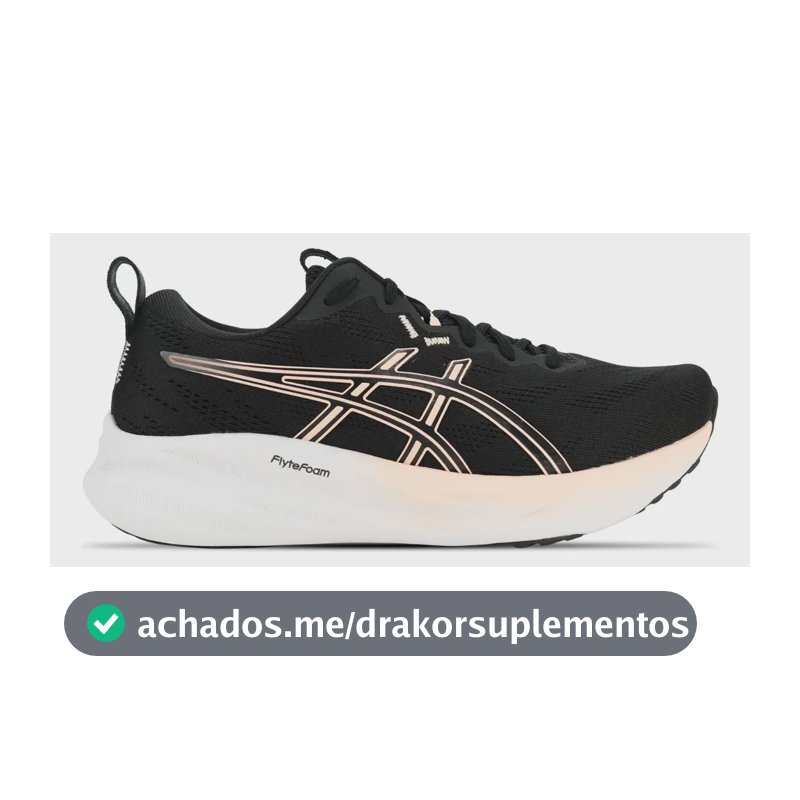 Tênis Feminino Gel-pulse 16 Asics Preto Liso 37 Br
