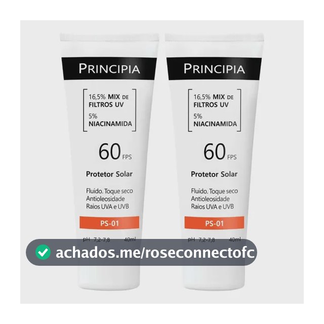 Principia Kit Protetor Solar Facial Ps-01 Fps60