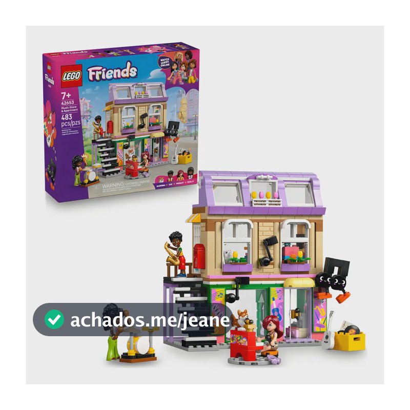 Departamento de Música e Brinquedos da LEGO® Friends 42653