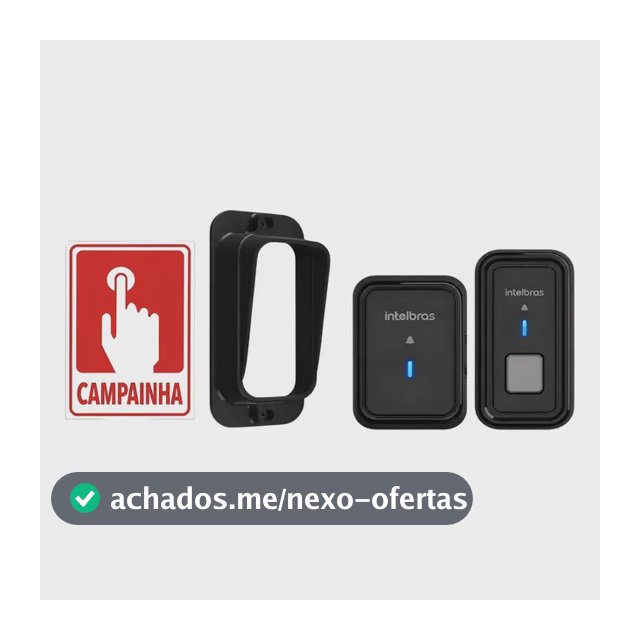 Campainha Residencial Externa S Fio Bateria 5 Anos Intelbras
