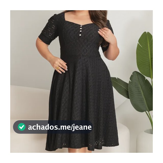 Vestido Feminino Godê Moda Evangélica Malha Lese