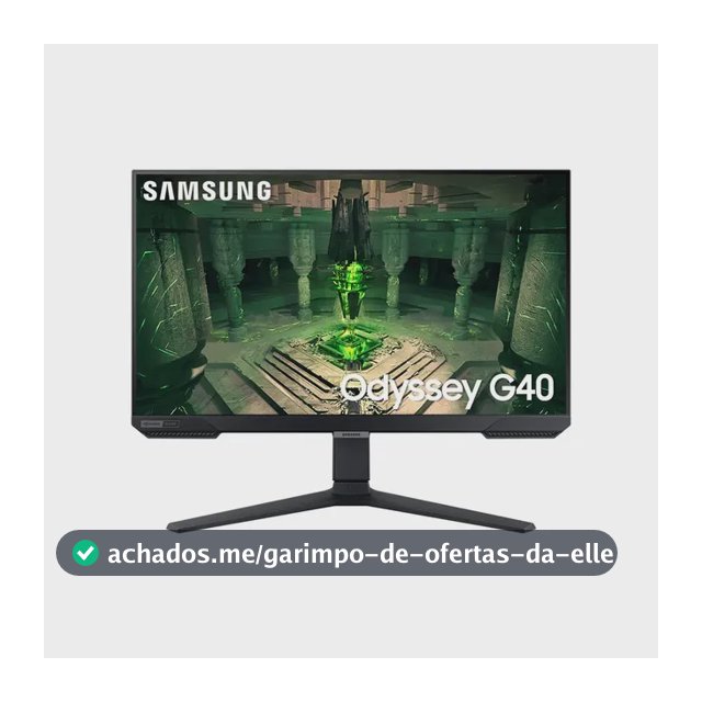 Monitor Gamer Samsung Odyssey G40 27 , 240 Hz, 1ms, Ajuste De Altura, Gsync, Freesync,hdmi, Dp, Fhd, Preto