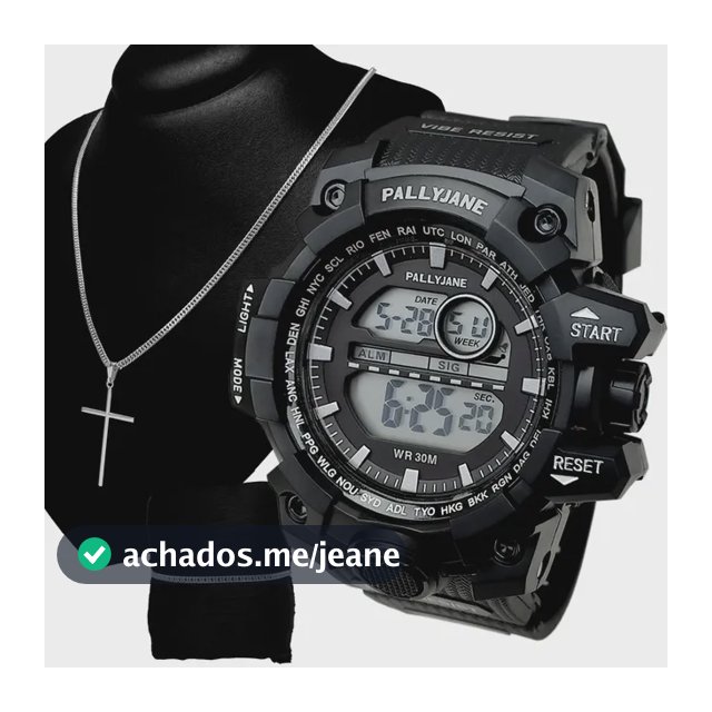 Kit Relógio Esportivo Digital À Prova D'água + Acessórios