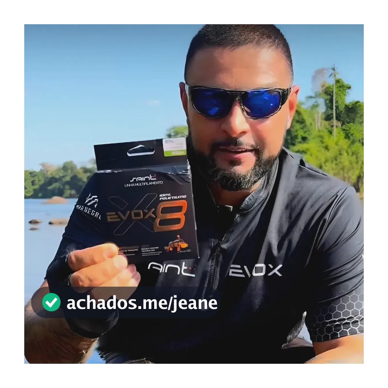 Linha Multifilamento Saint Evox X8 By Eduardo Monteiro 100m Cor 0.33mm/58lb 100m