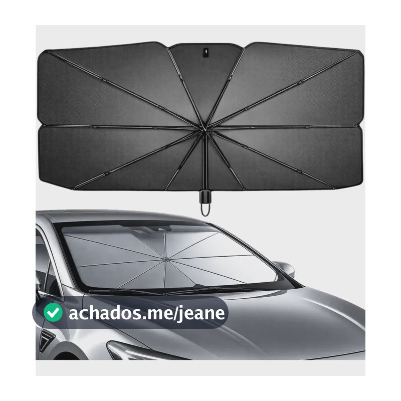 Quebra Sol Para Brisa Carro Protetor Solar Uv Guarda Chuva